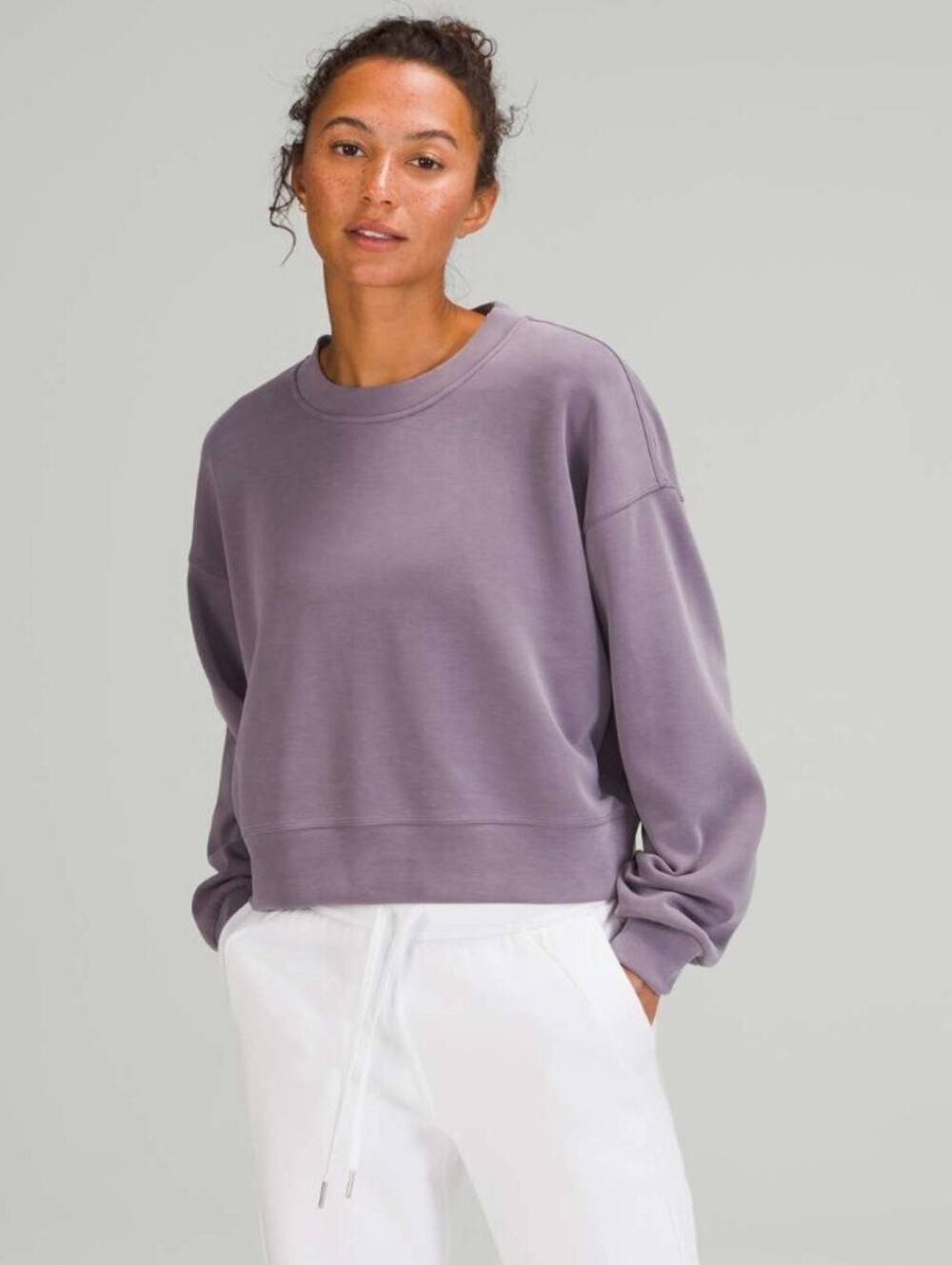 lululemon athletica Relaxed Crewneck Sweatshirt in Dusty Lavender